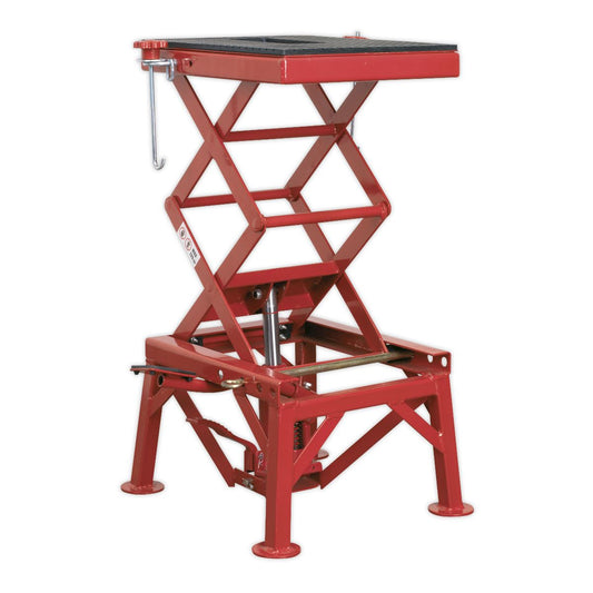 Sealey MC135 Hydraulic Motorcycle Lift Off-Road/Trials Bikes 135kg Capacity Sealey