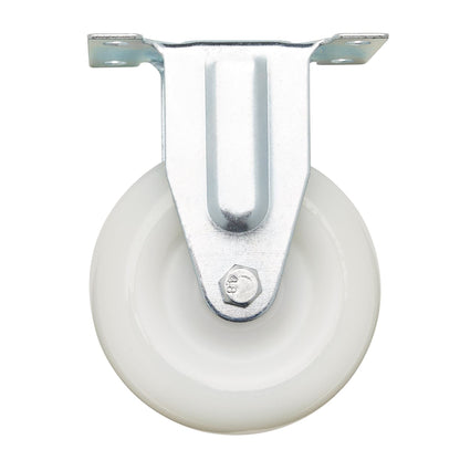 Draper 65507 Fixed Plate Fixing Nylon Wheel 100mm Diameter S.W.L. 125kg Draper