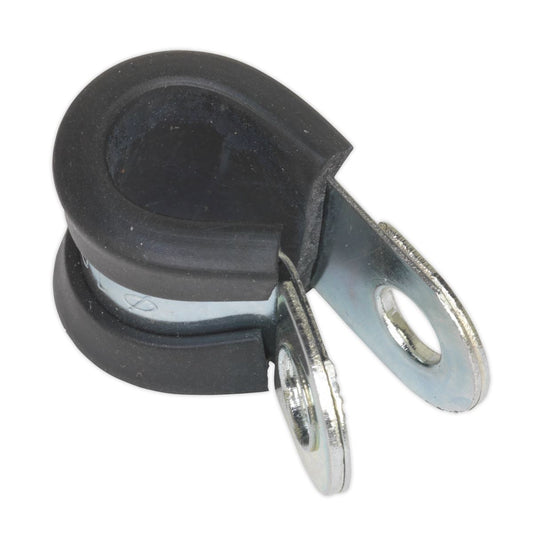 Sealey PCJ10 P-Clip Rubber Lined Ø10mm Pack of 25 Sealey