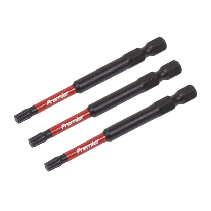 Sealey AK8268 TRX-Star* T25 Impact Power Tool Bits 75mm - 3pc Sealey