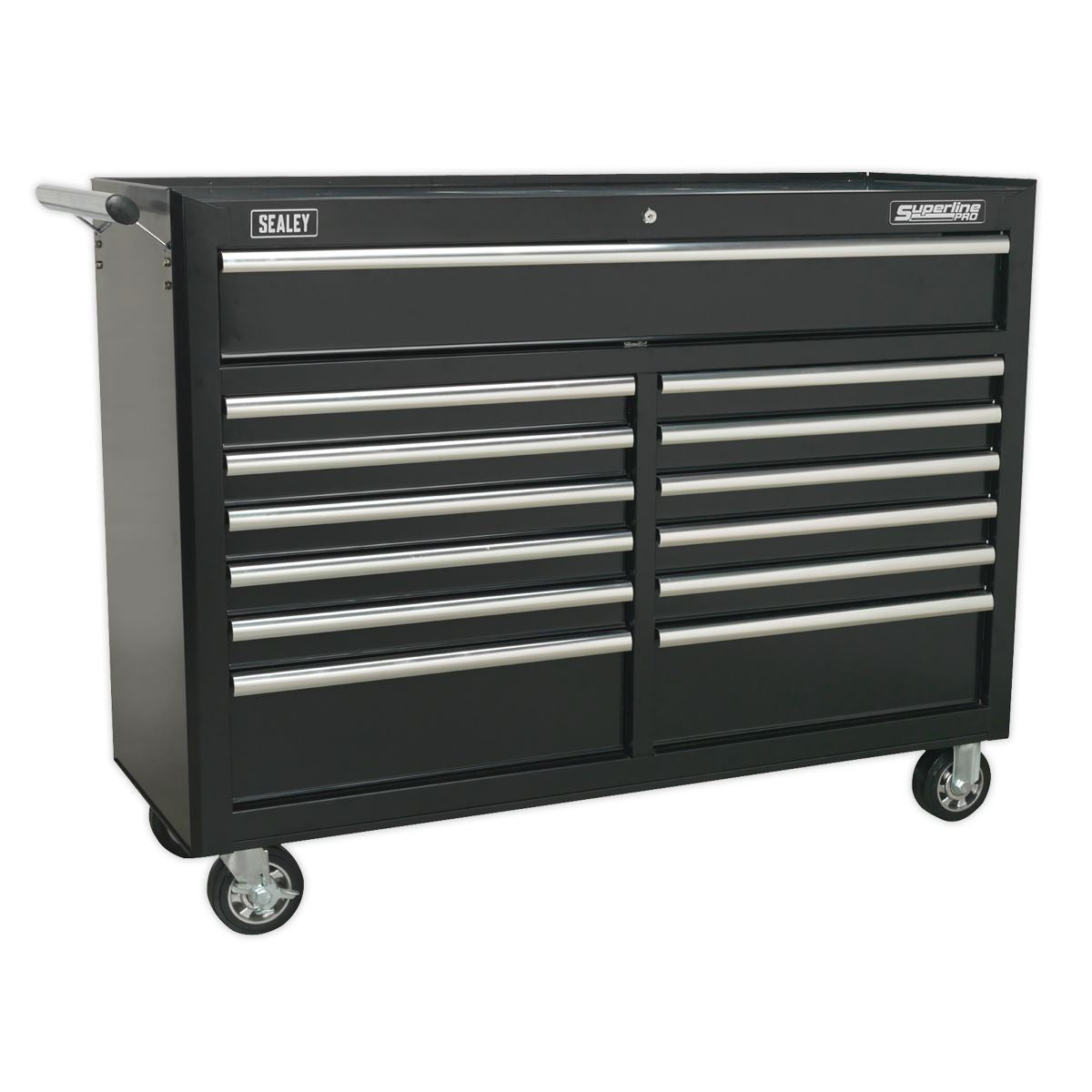 Sealey AP52COMBO2 Tool Chest Combination 23 Drawer with Ball-Bearing Slides - Black Sealey