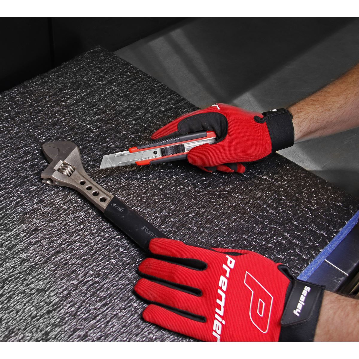 Sealey SF30B Easy Peel Shadow Foam® Blue/Black 1200 x 550 x 30mm Sealey