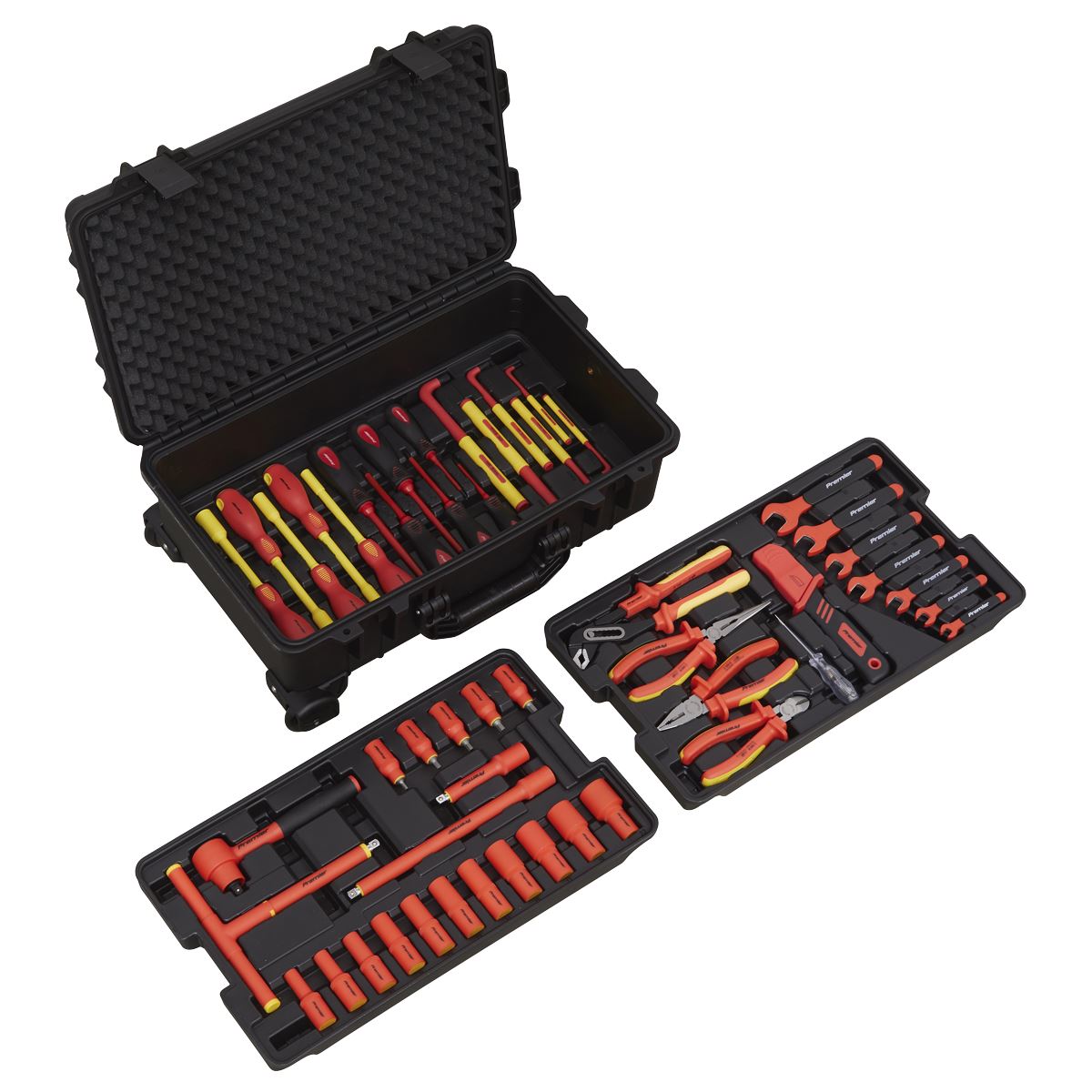 Sealey AK7938 1000V Insulated Tool Kit 3/8"Sq Drive 50pc Sealey