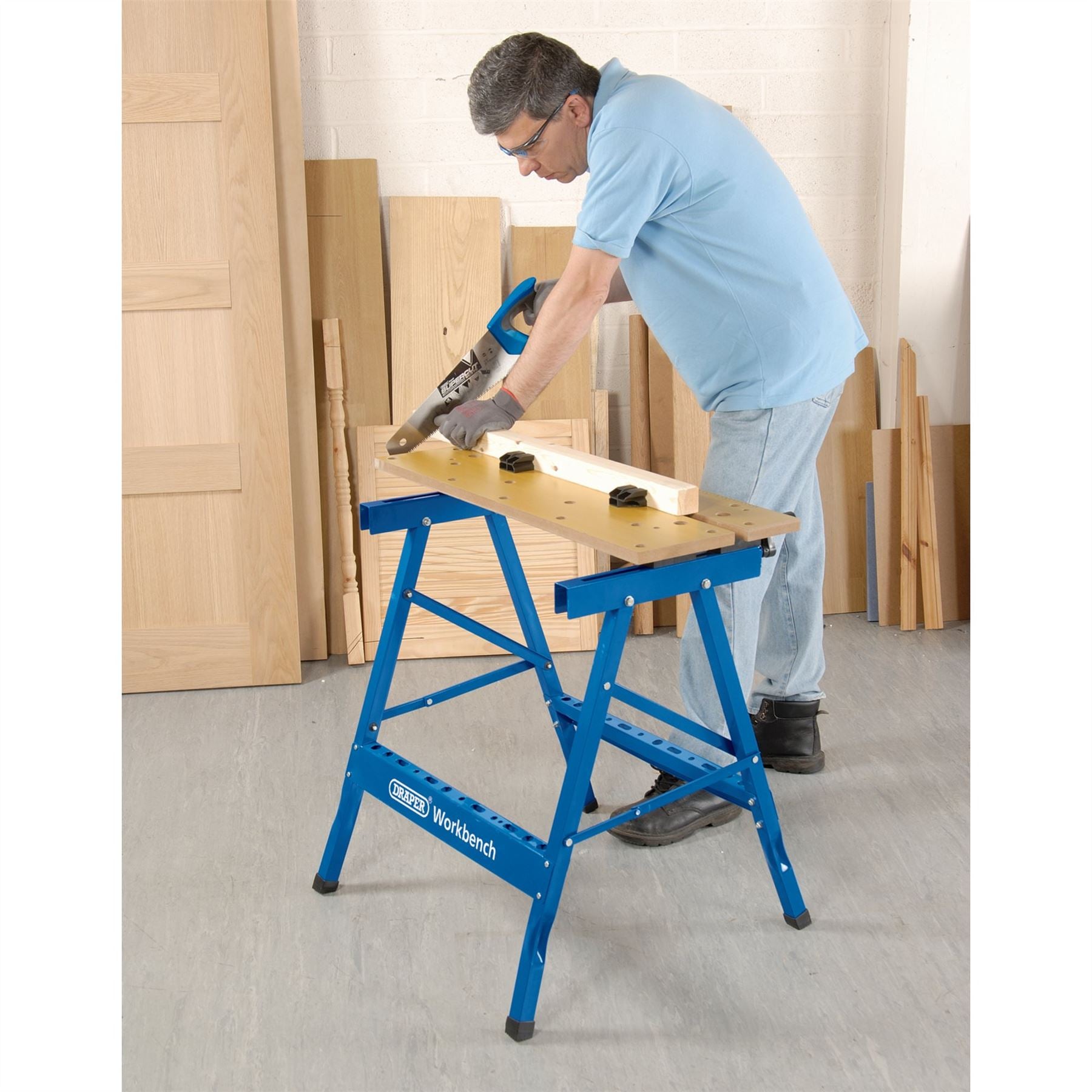 Draper 21353 Fold Down Workbench 805 x 650 x 785mm Draper