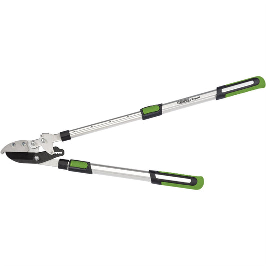 Draper 36826 Expert Telescopic Soft Grip Anvil Ratchet Action Loppers with Aluminium Handles Draper