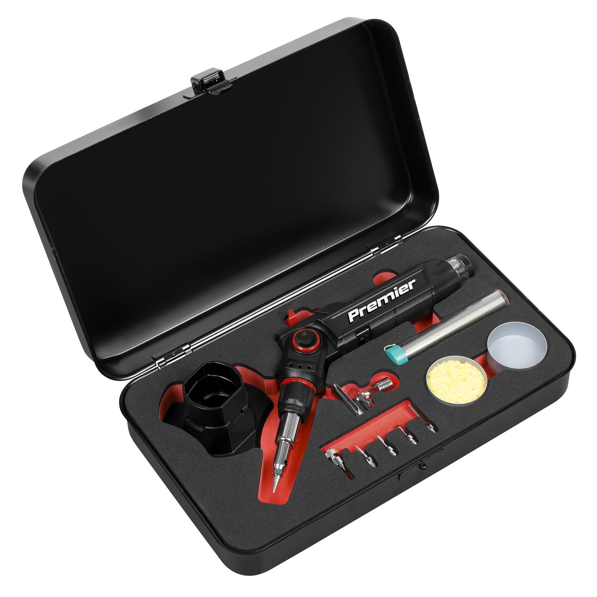 Sealey AK2971 Butane Indexing Soldering Iron Kit 3-in-1 Sealey
