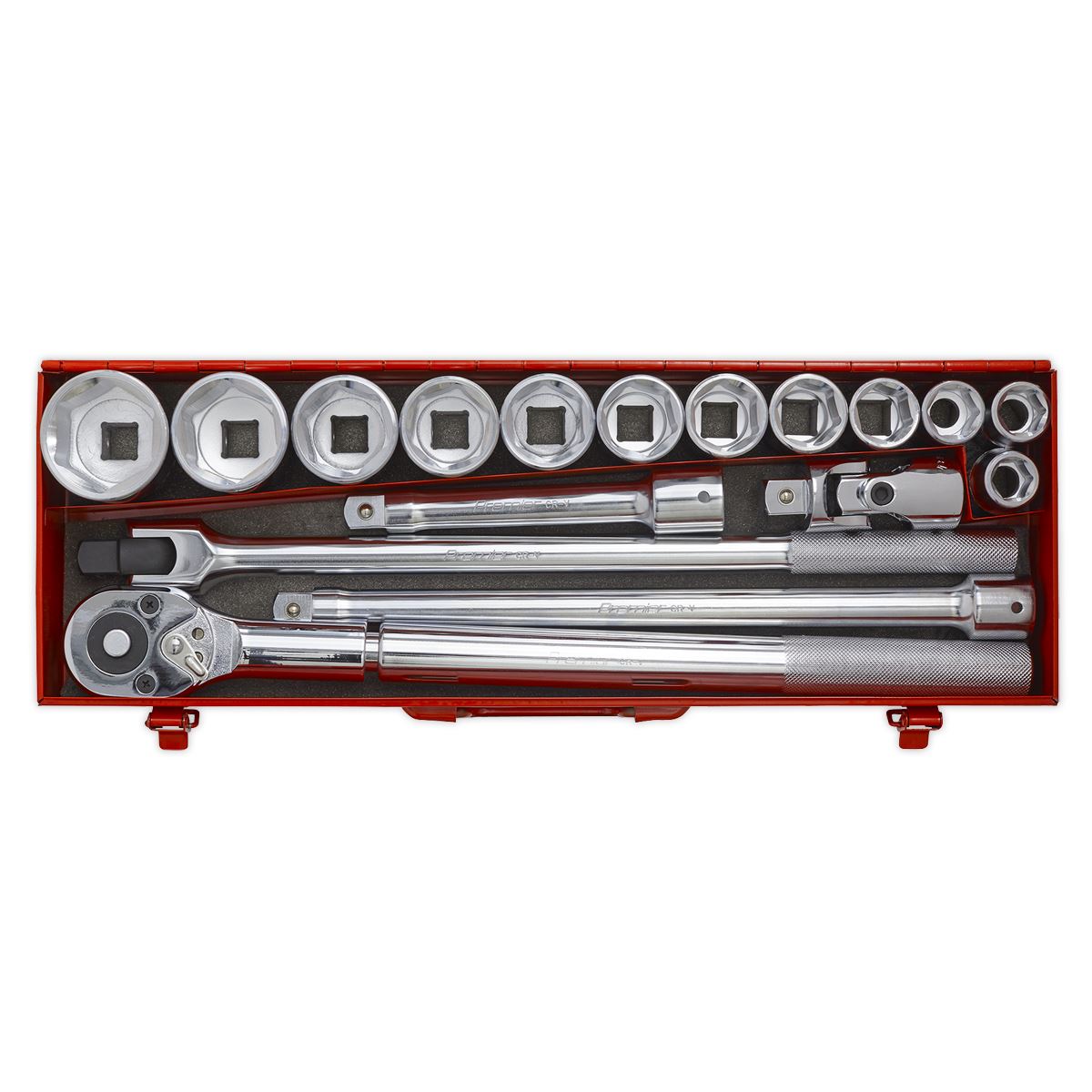 Sealey AK2597 Socket Set 17pc 3/4"Sq Drive WallDrive® Metric Sealey