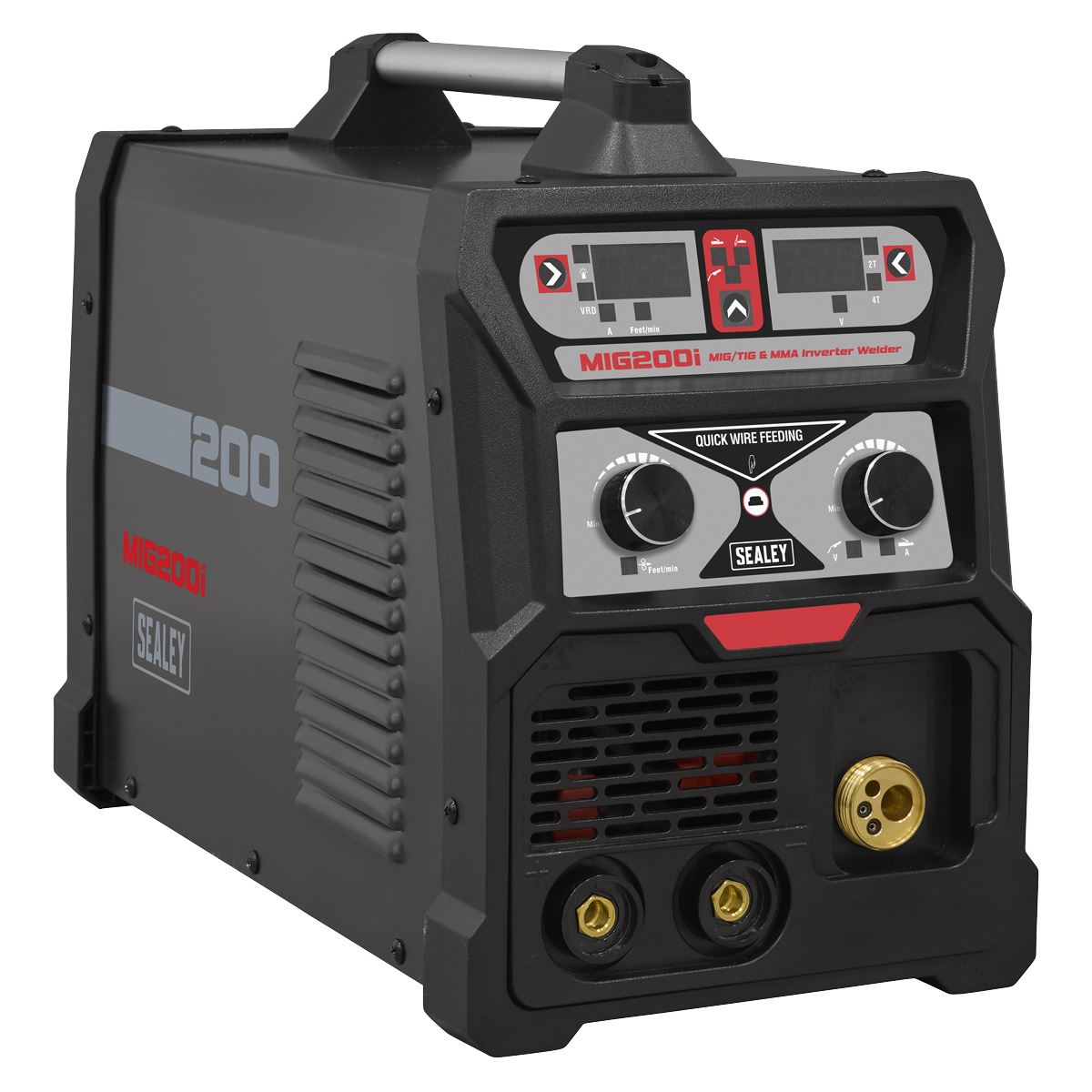 Sealey MIG200i MIG/TIG & MMA (ARC/STICK) Inverter Welder 200A Sealey