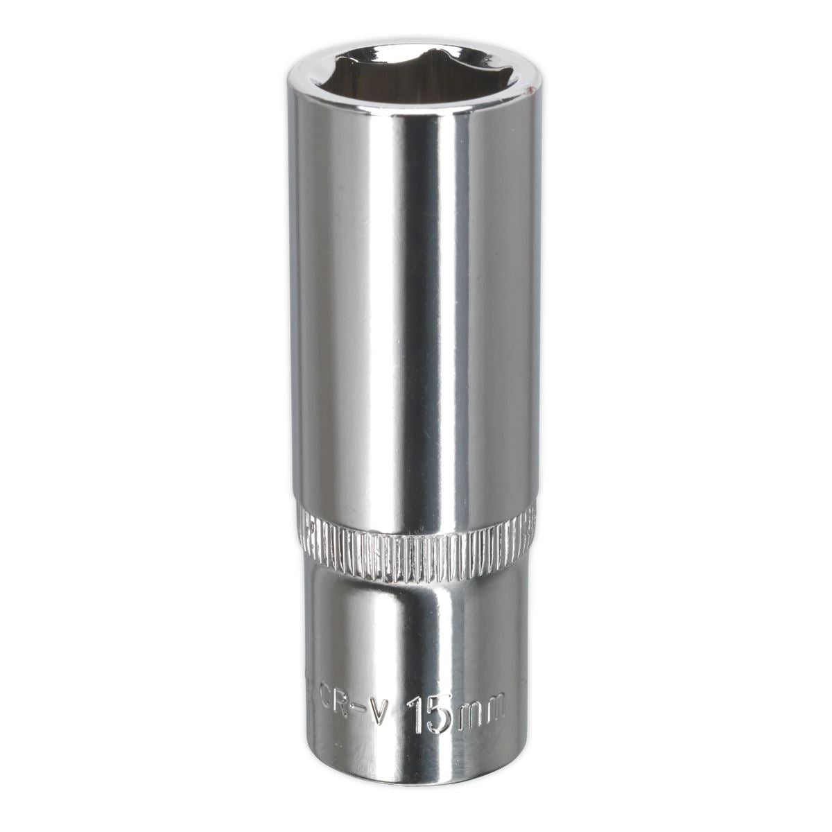 Sealey SP3815D WallDrive® Socket 15mm Deep 3/8"Sq Drive Fully Polished Sealey
