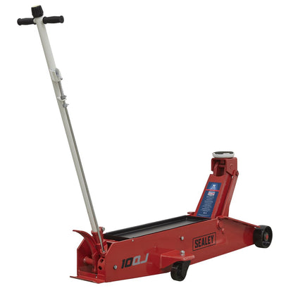 Sealey 10QJ Premier Long Reach Trolley Jack 10 Tonne Sealey