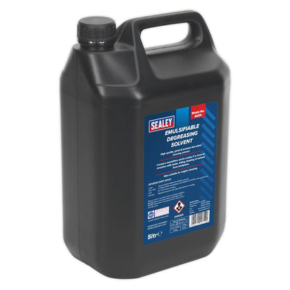 Sealey AK05 Degreasing Solvent Emulsifiable 5L Sealey