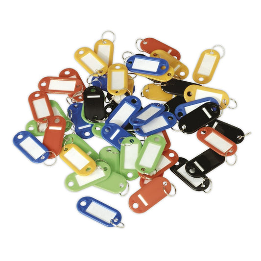 Sealey SKTAG50 Key Tag Assortment 50pc Sealey