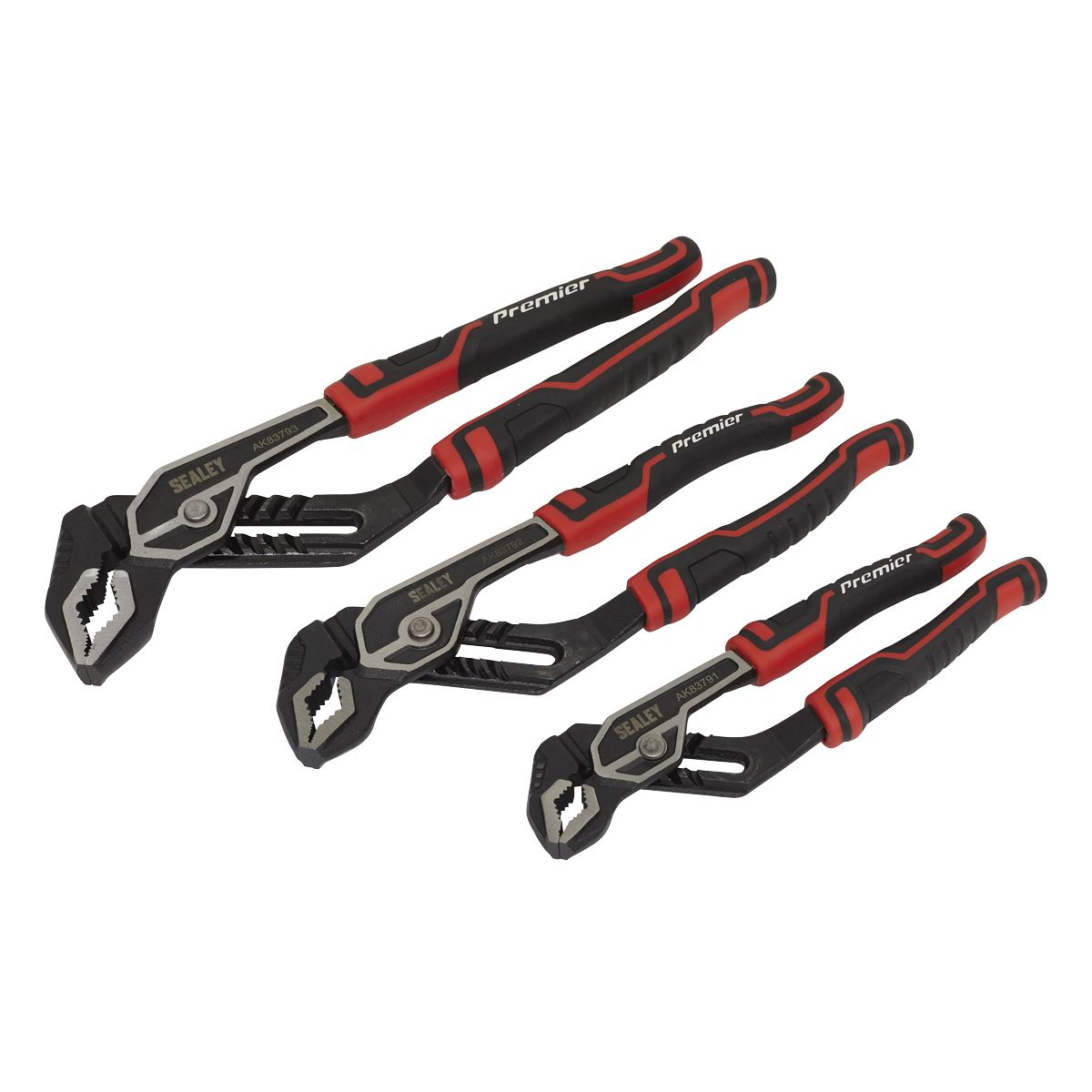 Sealey AK8379 Pliers Set Water Pump 3pc Sealey