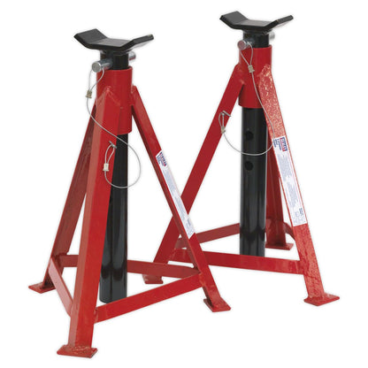 Sealey AS3000 Premier Axle Stands (Pair) 2.5 Tonne Capacity per Stand Medium Height Sealey