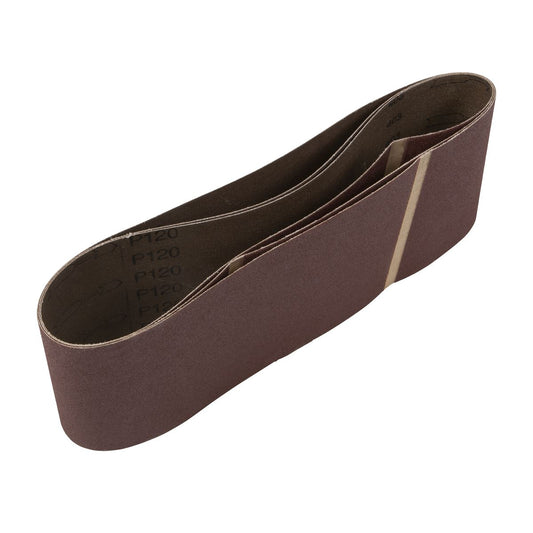 Sealey CB161120/3 Sanding Belt 100 x 610mm 120Grit - Pack of 3 Sealey