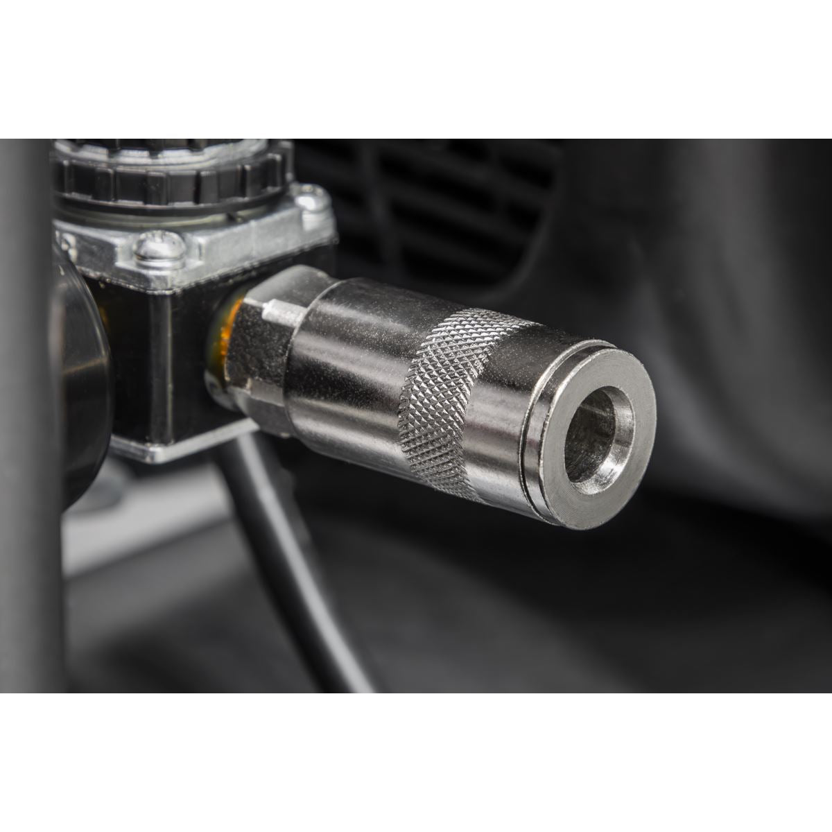 Sealey SAC2420APK Air Compressor 24L Direct Drive 2hp with 4pc Air Accessory Kit Sealey