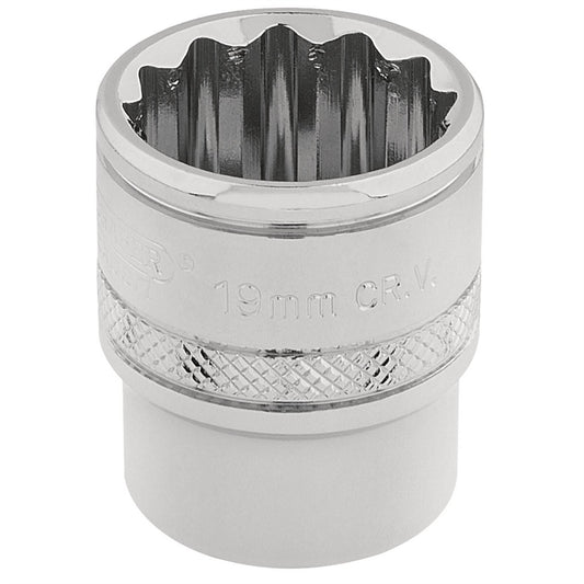 Draper 32797 HI-TORQ® 12 Point Socket 3/8" Sq. Dr. 19mm Draper