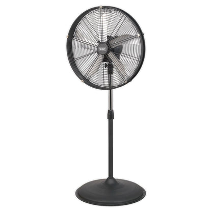 Sealey HVF20PO Industrial High Velocity Oscillating Pedestal Fan 20" 230V Sealey