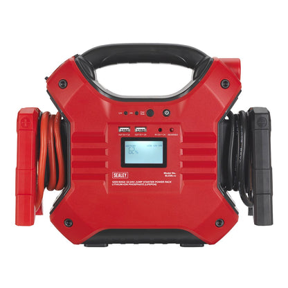 Sealey SL32S Jump Starter Power Pack Lithium-ion Phosphate (LiFePo4) 12/24V 1200/600 Peak Amps Sealey