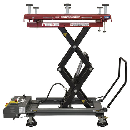 Sealey EVBT1200 High Lift EV Battery Lift/Hydraulic Platform Truck 1200kg Capacity Sealey