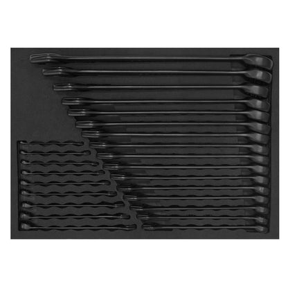 Sealey AK63264B Combination Spanner Set 25pc Metric - Premier Black Sealey