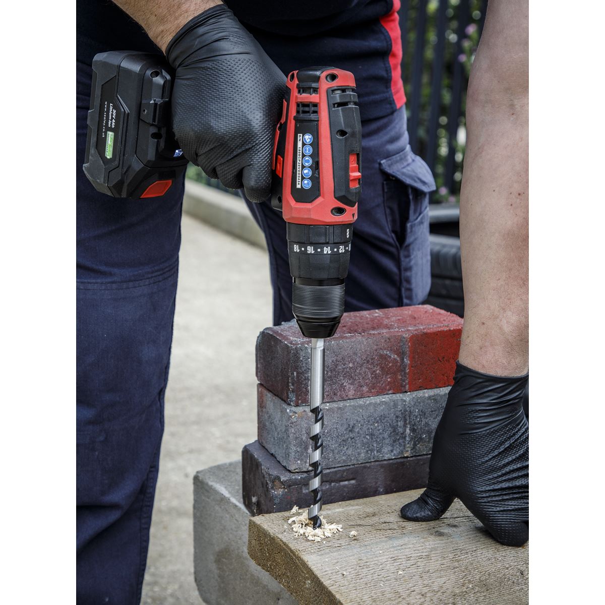 Sealey AW12x235 Auger Wood Drill Ø12 x 235mm Sealey