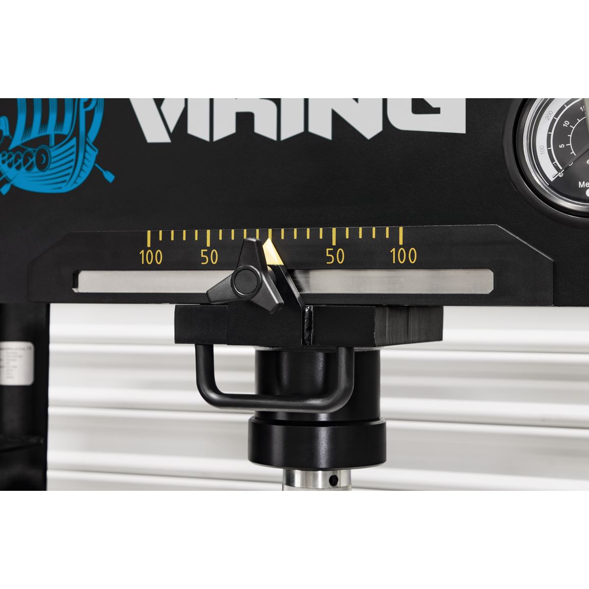 Sealey PPF301S Viking Floor Type Air/Hydraulic Press with Sliding Ram & Foot Pedal 30 Tonne Sealey