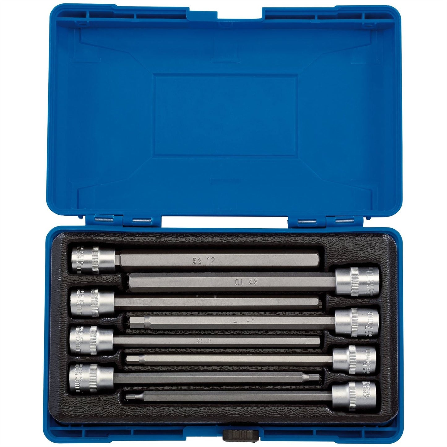 Draper 16287 Hexagonal Socket Bit Set 3/8" Sq. Dr. 8 Piece Draper