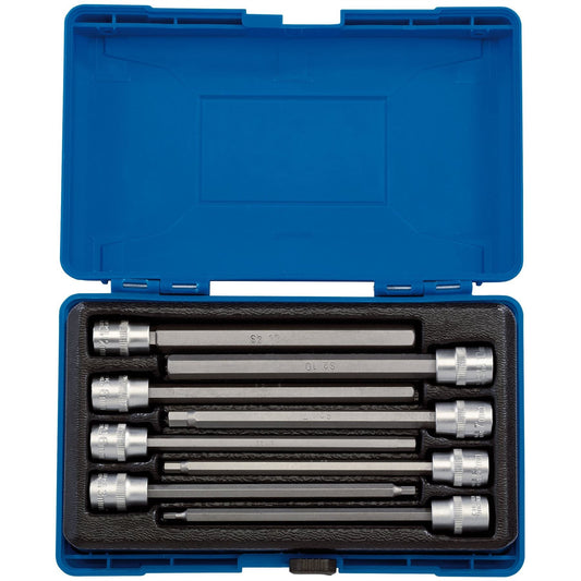 Draper 16287 Hexagonal Socket Bit Set 3/8" Sq. Dr. 8 Piece Draper