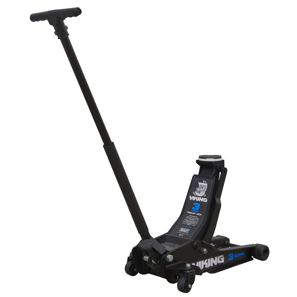 Sealey 3100TB Viking Low Profile Professional Trolley Jack with Rocket Lift 3 Tonne Sealey