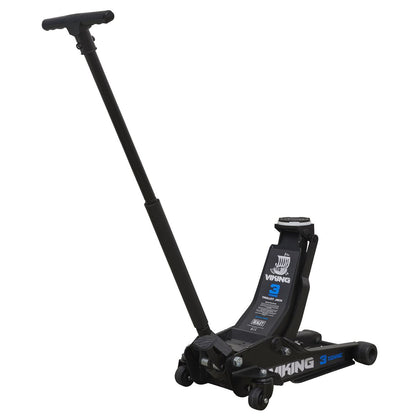 Sealey 3100TB Viking Low Profile Professional Trolley Jack with Rocket Lift 3 Tonne Sealey
