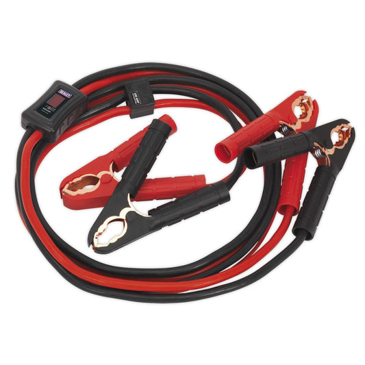 Sealey BC25635SR Booster Cables 25mm² x 3.5m 600A with Electronics Protection Sealey