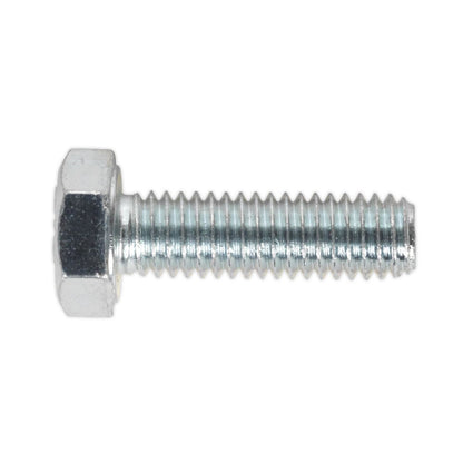 Sealey SS620 HT Setscrew M6 x 20mm 8.8 Zinc Pack of 50 Sealey