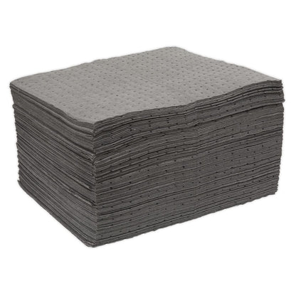 Sealey SAP01 Spill Absorbent Pad Pack of 100 Sealey