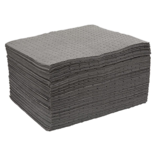 Sealey SAP01 Spill Absorbent Pad Pack of 100 Sealey