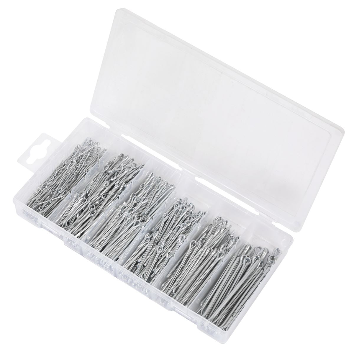 Sealey AB001SP Split Pin Assortment 555pc Small Sizes Metric & Imperial Sealey