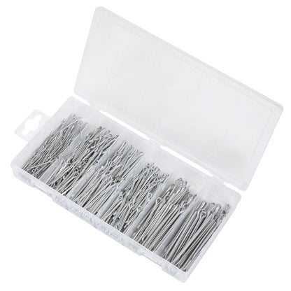 Sealey AB001SP Split Pin Assortment 555pc Small Sizes Metric & Imperial Sealey