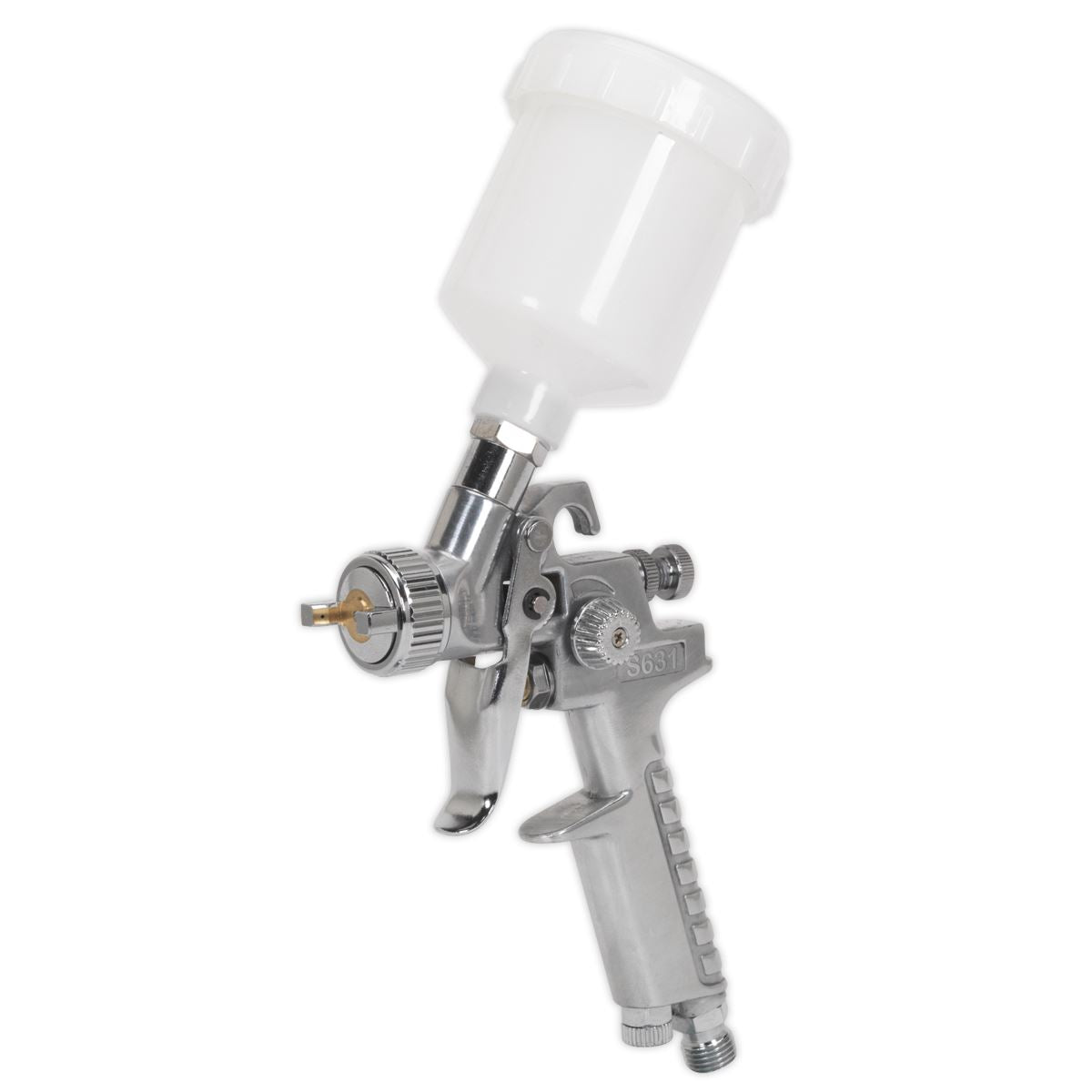 Sealey S631 Spray Gun Touch-Up Gravity Feed - 1mm Set-Up Sealey