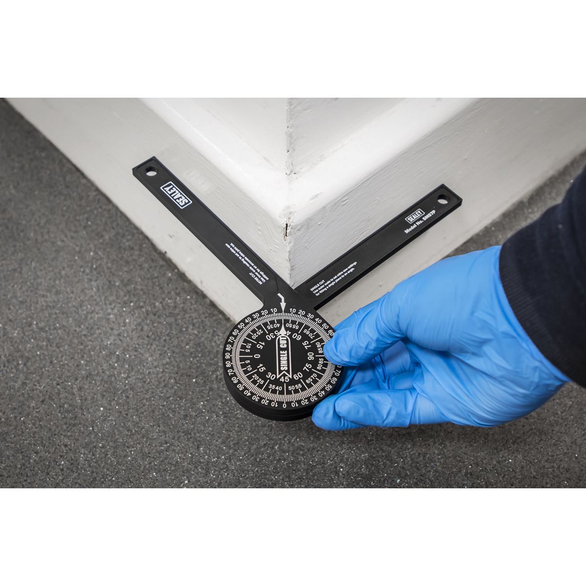 Sealey SMS7P Mitre Saw Protractor - Aluminium Sealey