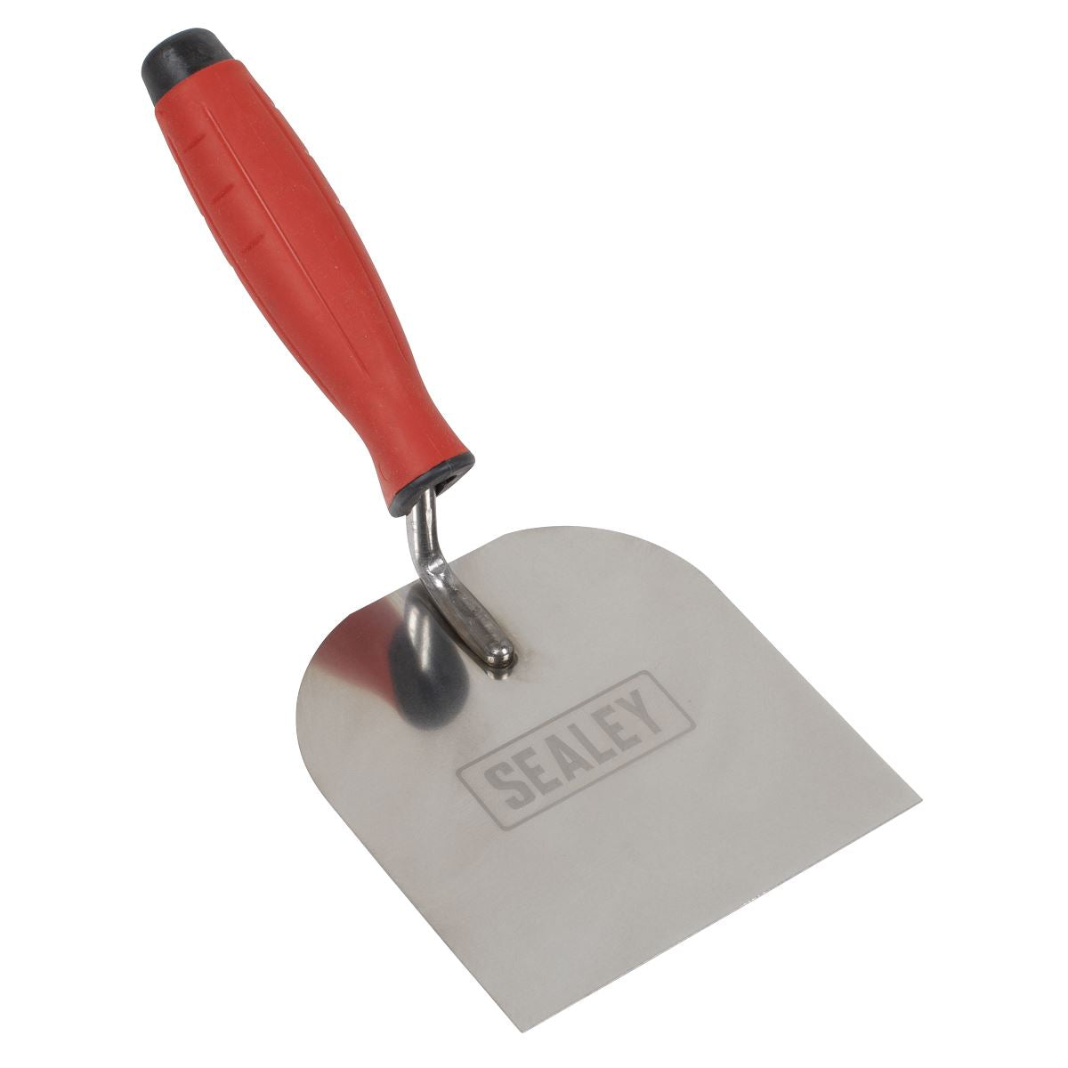 Sealey T1706 Stainless Steel Margin Trowel - Rubber Handle - 120mm Sealey