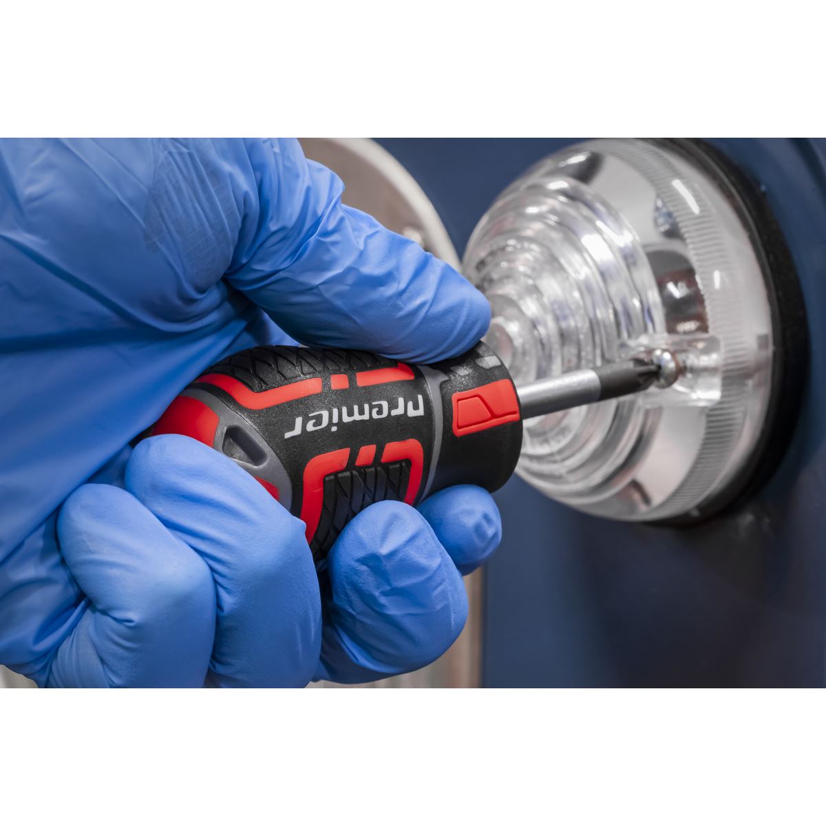 Sealey AK4371 Stubby Screwdriver Set 17pc GripMAX® Sealey