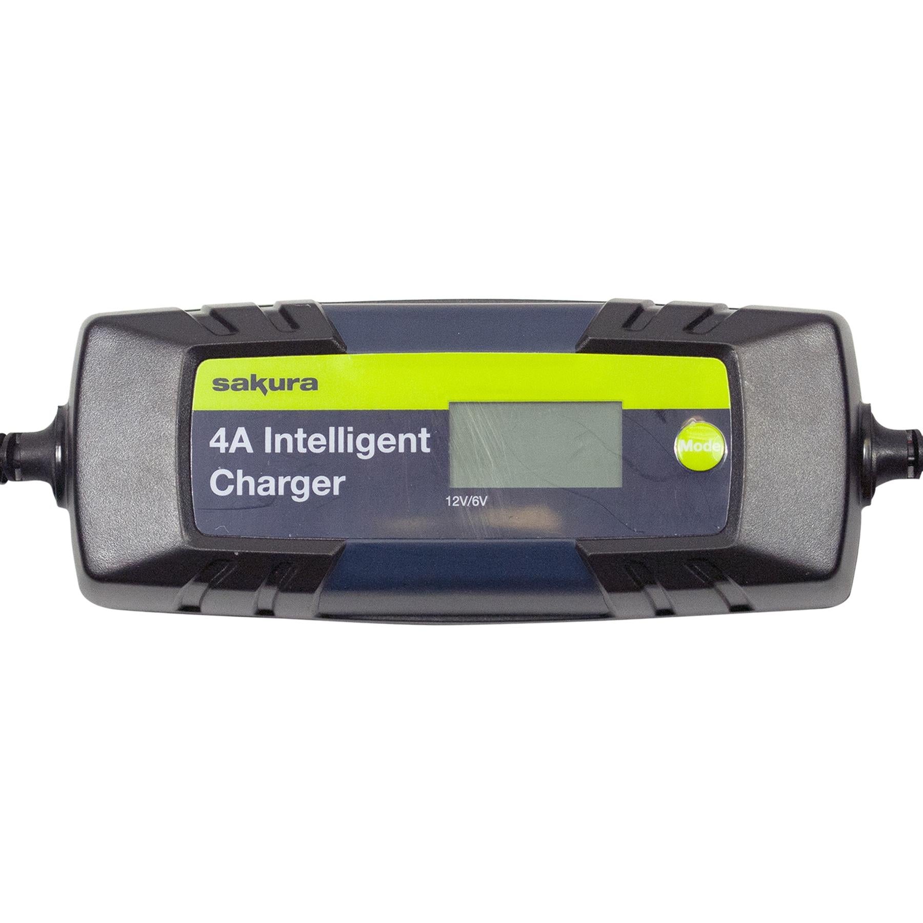 Sakura CE-4000 4.0 Amp Intelligent Battery Charger for 6V and 12V Car Batteries SS5419 Sakura