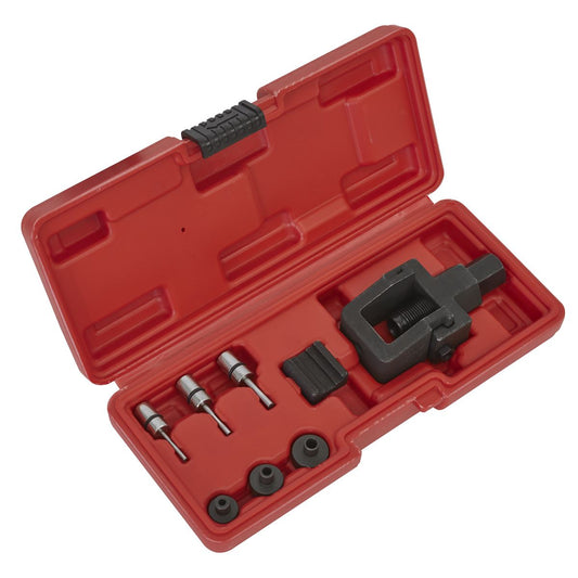 Sealey SMC4 Heavy-Duty Motorcycle Chain Splitter & Riveting Tool Set Sealey