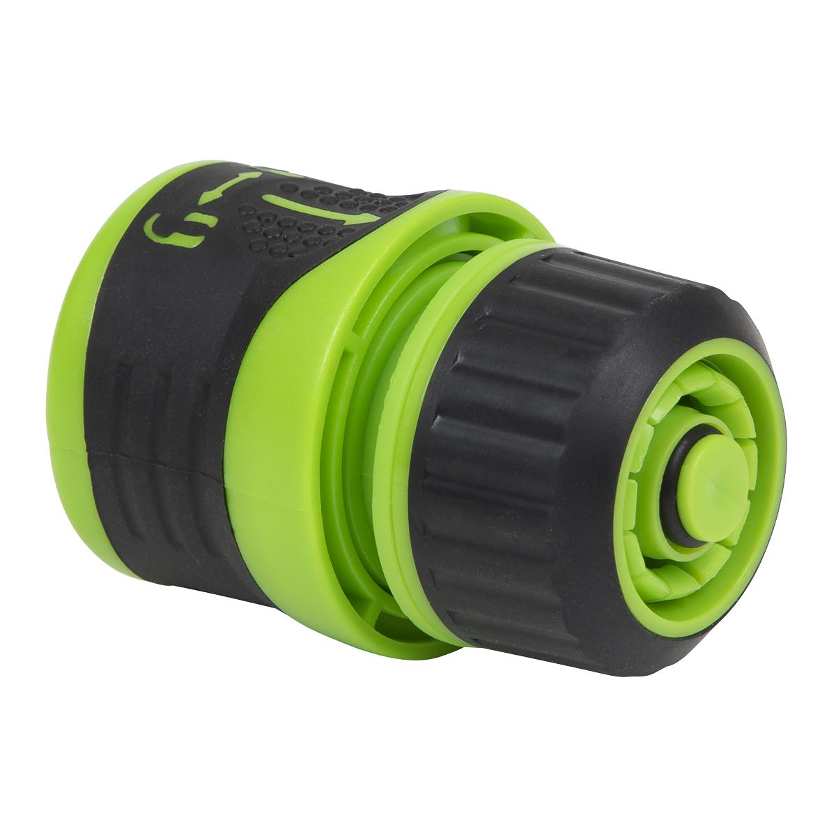 Sealey JS3051 Soft Touch Hose Connector With Water Stop & Lock 1/2"-5/8" Sealey