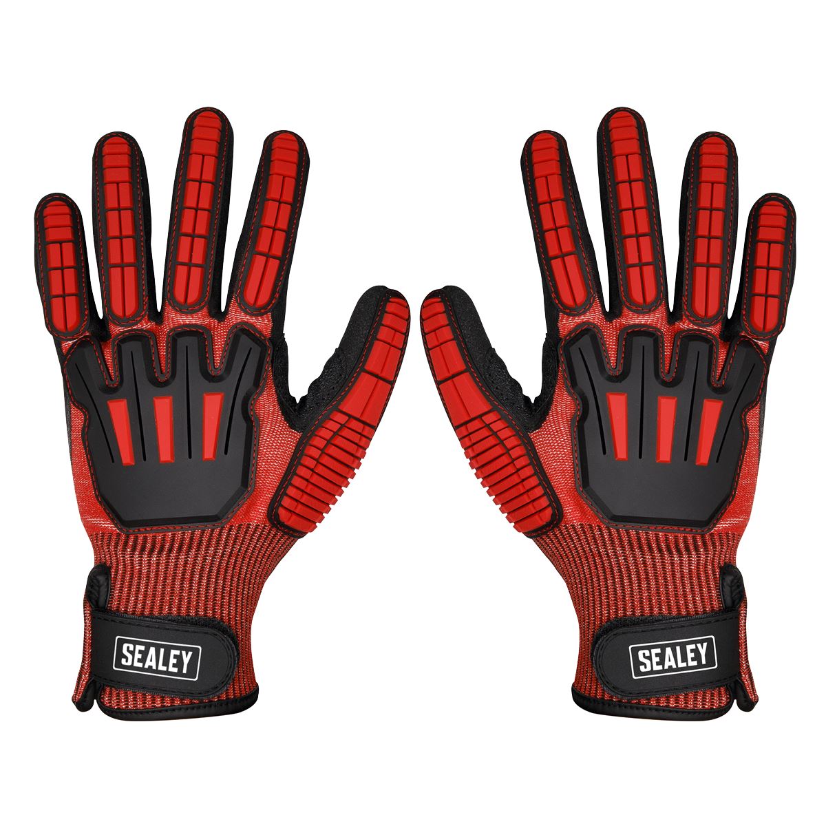 Sealey SSP38L Cut & Impact Resistant Gloves - Large - Pair Sealey