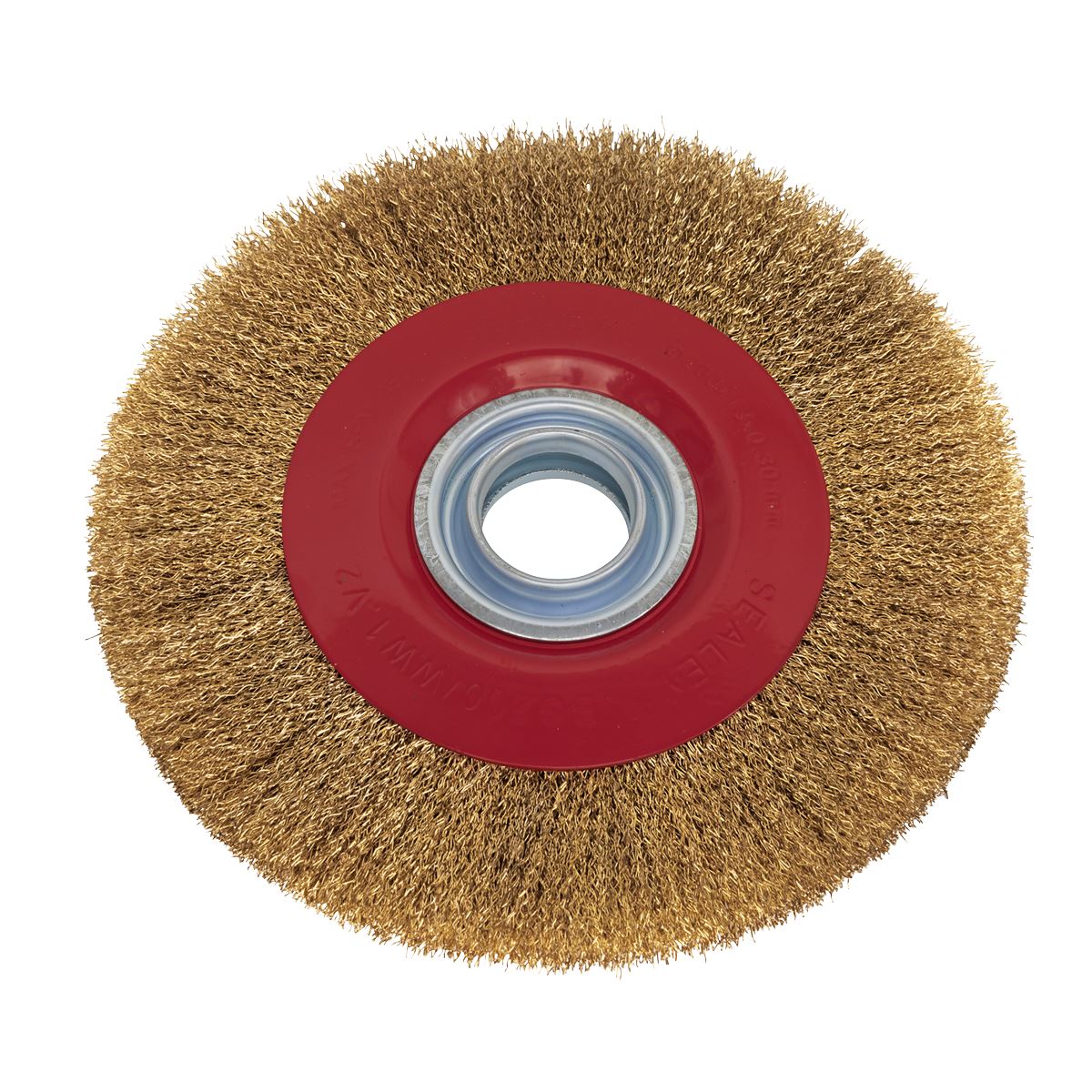 Sealey BG200/WW1 Crimped Wire Wheel Ø200 x 13mm Ø32mm Bore Narrow Sealey