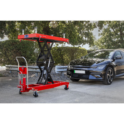 Sealey EVBT1000 1000kg Capacity EV Battery Lift/Hydraulic Platform Truck High Lift Sealey