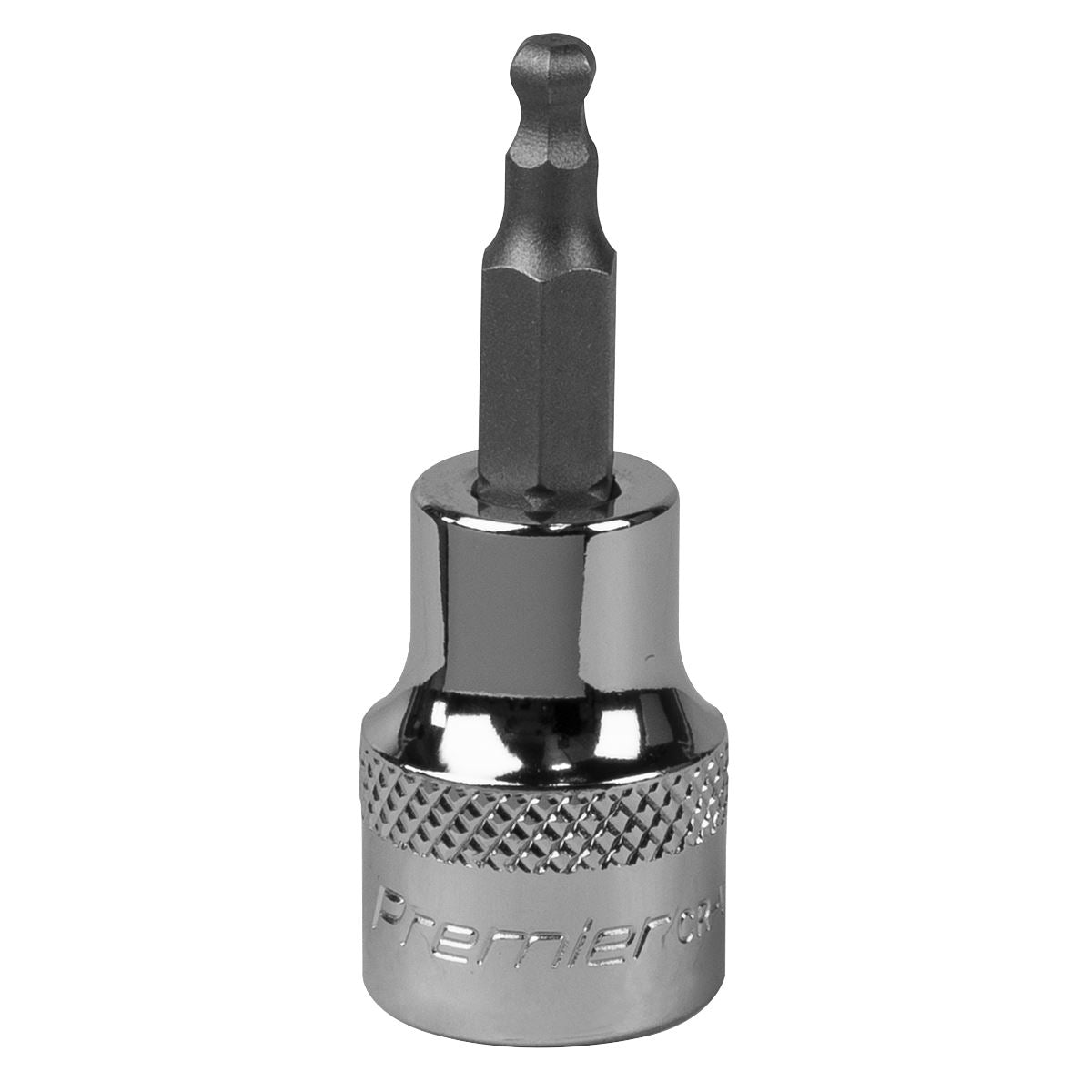 Sealey SBBH002 Ball-End Hex Socket Bit 4mm 3/8"Sq Drive Sealey