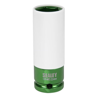 Sealey SX03022 Alloy Wheel Impact Socket 22mm 1/2"Sq Drive Sealey