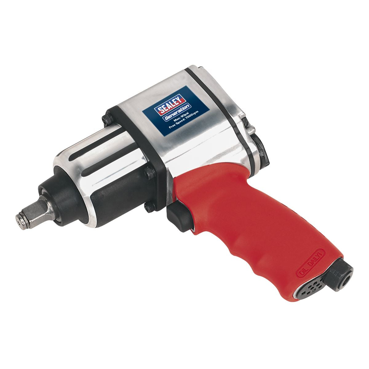 Sealey GSA02 Air Impact Wrench 1/2"Sq Drive - Twin Hammer Sealey